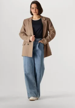 blauwe nukus tops & t-shirts tirza top uni