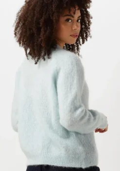 blauwe nukus vest loren cardigan