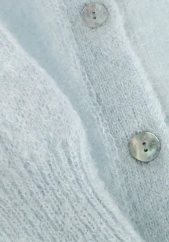 blauwe nukus vest loren cardigan