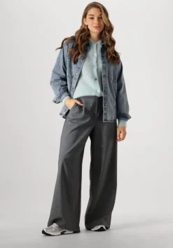 blauwe nukus vest loren cardigan