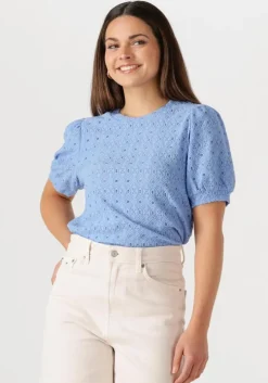 blauwe object t-shirt objlaila s/s re top