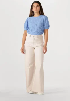 blauwe object t-shirt objlaila s/s re top