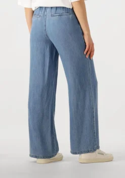 blauwe object wide jeans objframe lisa wide mw pants