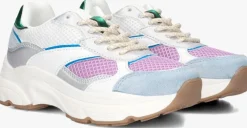 blauwe omoda lage sneakers davina