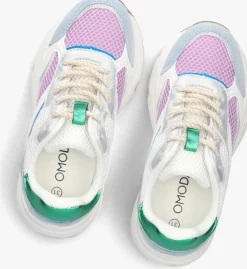 blauwe omoda lage sneakers davina