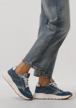 blauwe omoda lage sneakers cibel