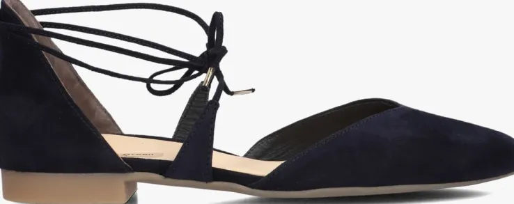 blauwe paul green platte sandalen 1075