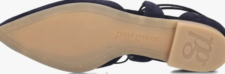 blauwe paul green platte sandalen 1075