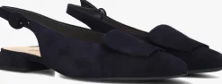 blauwe paul green slingbacks 6090