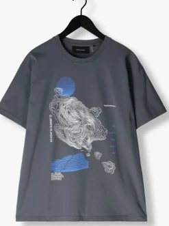blauwe peak performance t-shirt m graphic tee