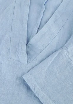 blauwe penn & ink midi jurk s24z665ltd