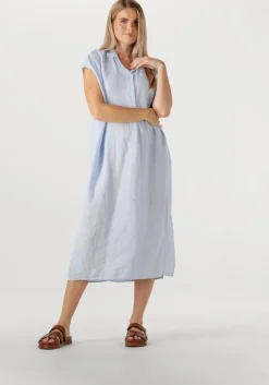 blauwe penn & ink mini jurk dress