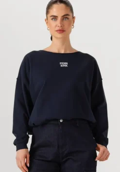 blauwe penn & ink trui sweater w25f1703