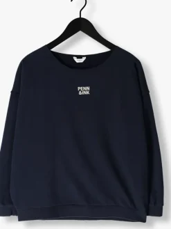 blauwe penn & ink trui sweater w25f1703