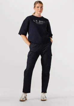 blauwe penn & ink t-shirt sweater w25f1702