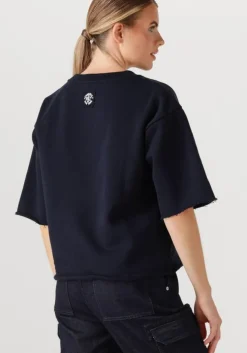 blauwe penn & ink t-shirt sweater w25f1702