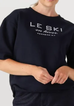 blauwe penn & ink t-shirt sweater w25f1702