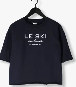blauwe penn & ink t-shirt sweater w25f1702