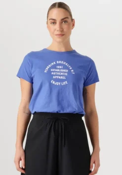 blauwe penn & ink t-shirt t-shirt print