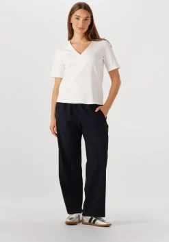 blauwe penn & ink wijde broek trousers w25n1643