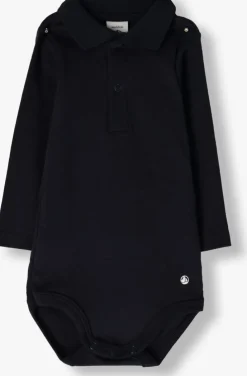 blauwe petit bateau rompers body ml col polo