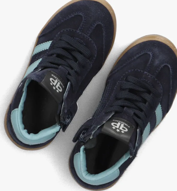 blauwe pinocchio hoge sneakers p1253