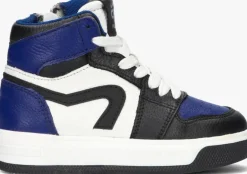 blauwe pinocchio hoge sneakers p1012