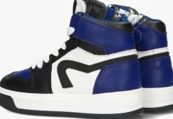 blauwe pinocchio hoge sneakers p1012