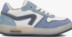 blauwe pinocchio lage sneakers p1804
