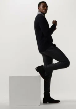 blauwe plain pantalon josh 083