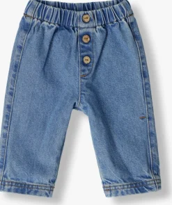 blauwe play up lange broeken denim trousers