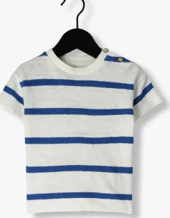 blauwe play up t-shirt striped jersey t-shirt