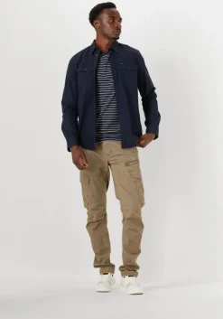 blauwe pme legend casual overhemd long sleeve shirt light gd poplin stretch