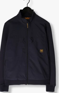 blauwe pme legend jack zip jacket sweat mixed padded