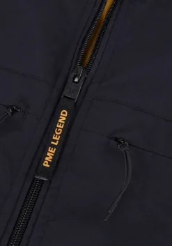 blauwe pme legend jack zip jacket sweat mixed padded