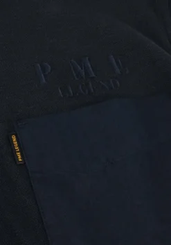 blauwe pme legend polo short sleeve shirt ctn jersey slub abate