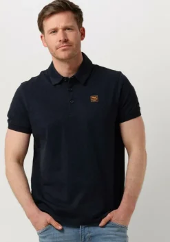 blauwe pme legend polo short sleeve polo jacquard jersey