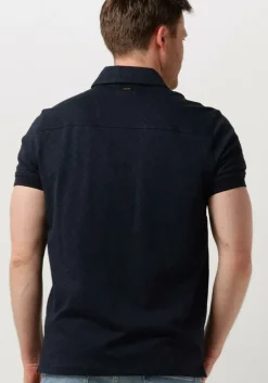 blauwe pme legend polo short sleeve polo jacquard jersey