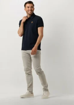 blauwe pme legend polo short sleeve polo jacquard jersey