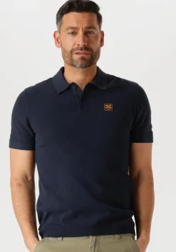 blauwe pme legend polo short sleeve polo cotton
