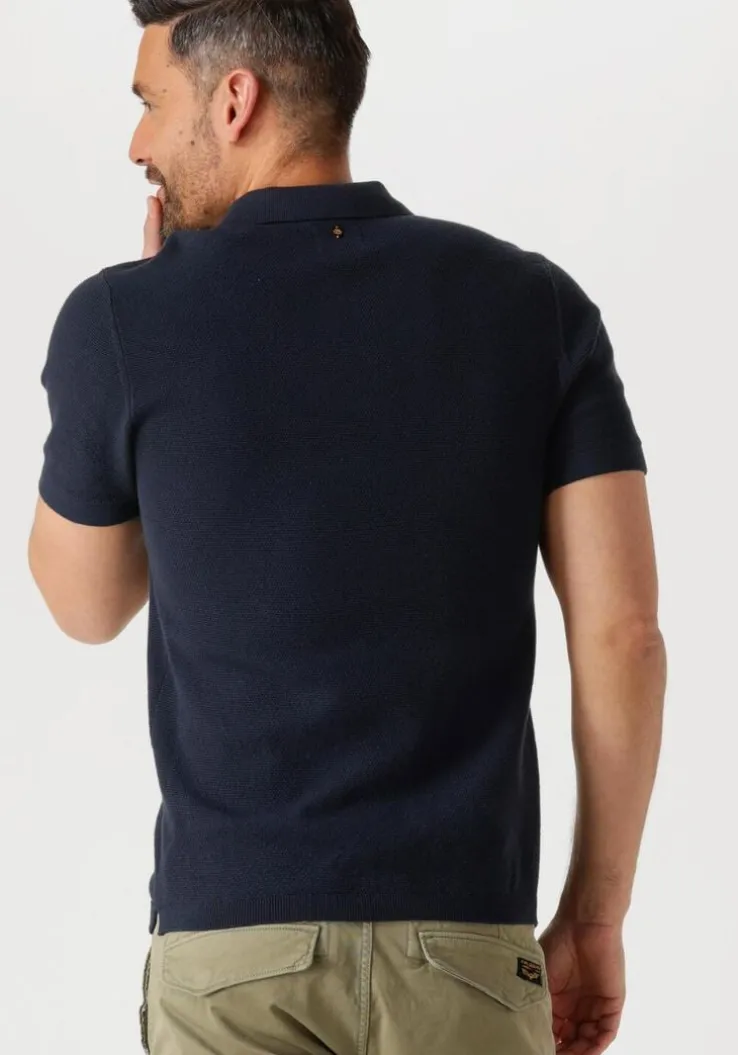 blauwe pme legend polo short sleeve polo cotton