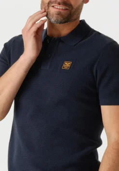 blauwe pme legend polo short sleeve polo cotton