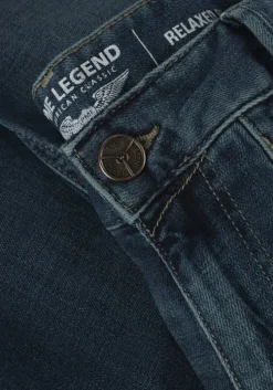 blauwe pme legend straight leg jeans commander 3.0