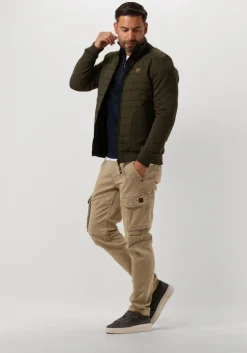 blauwe pme legend trui half zip collar interlock jersey