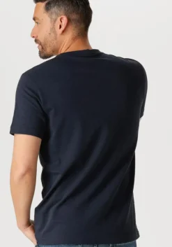 blauwe pme legend t-shirt short sleeve r-neck jacquard stripes