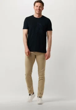 blauwe pme legend t-shirt short sleeve r-neck play mix pique