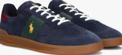 blauwe polo ralph lauren lage sneakers heritage area