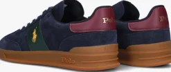 blauwe polo ralph lauren lage sneakers heritage area