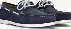 blauwe polo ralph lauren mocassins merton boat
