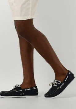 blauwe polo ralph lauren mocassins merton boat